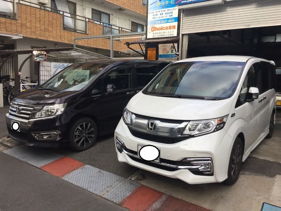 たまたま前型スパーダどうし並びました！