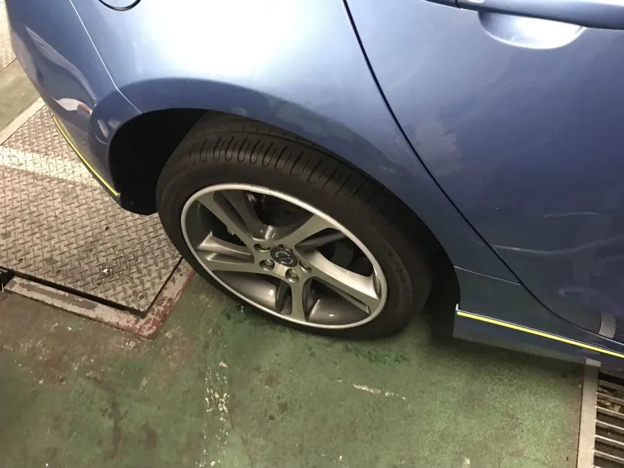 装着後