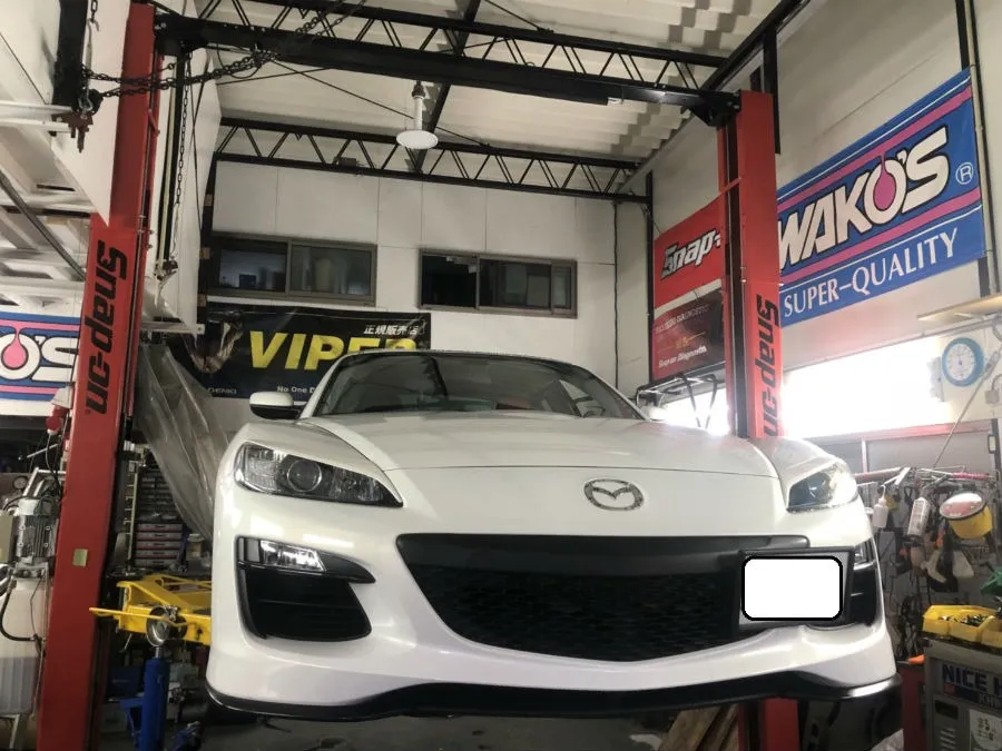 RX-8 エキマニ交換