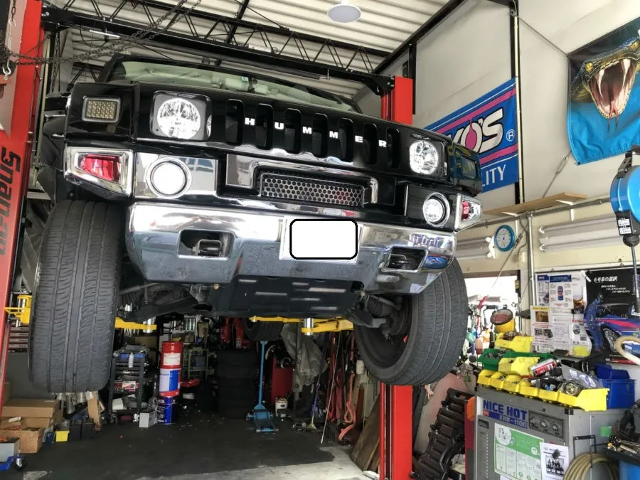 オイルパン脱着しストレーナー交換いたします